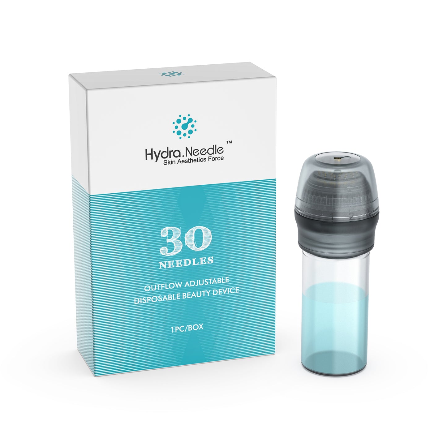 NEW Micro-Infusion Adjustable Liquid Output - 0.5 mm Derma Stamp Hydra Needle HN30 Microneedling System