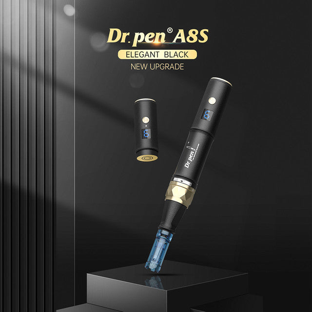 Dr. Pen A8S Ultima Pro Microneedling Pen - Includes 10 Replacement Cartridges for Optimal Skin Rejuvenation