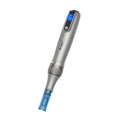 Dr. Pen M8S Auto Microneedling Pen - Includes 10 Pcs Replacement Cartridges for Effective Skin Treatment